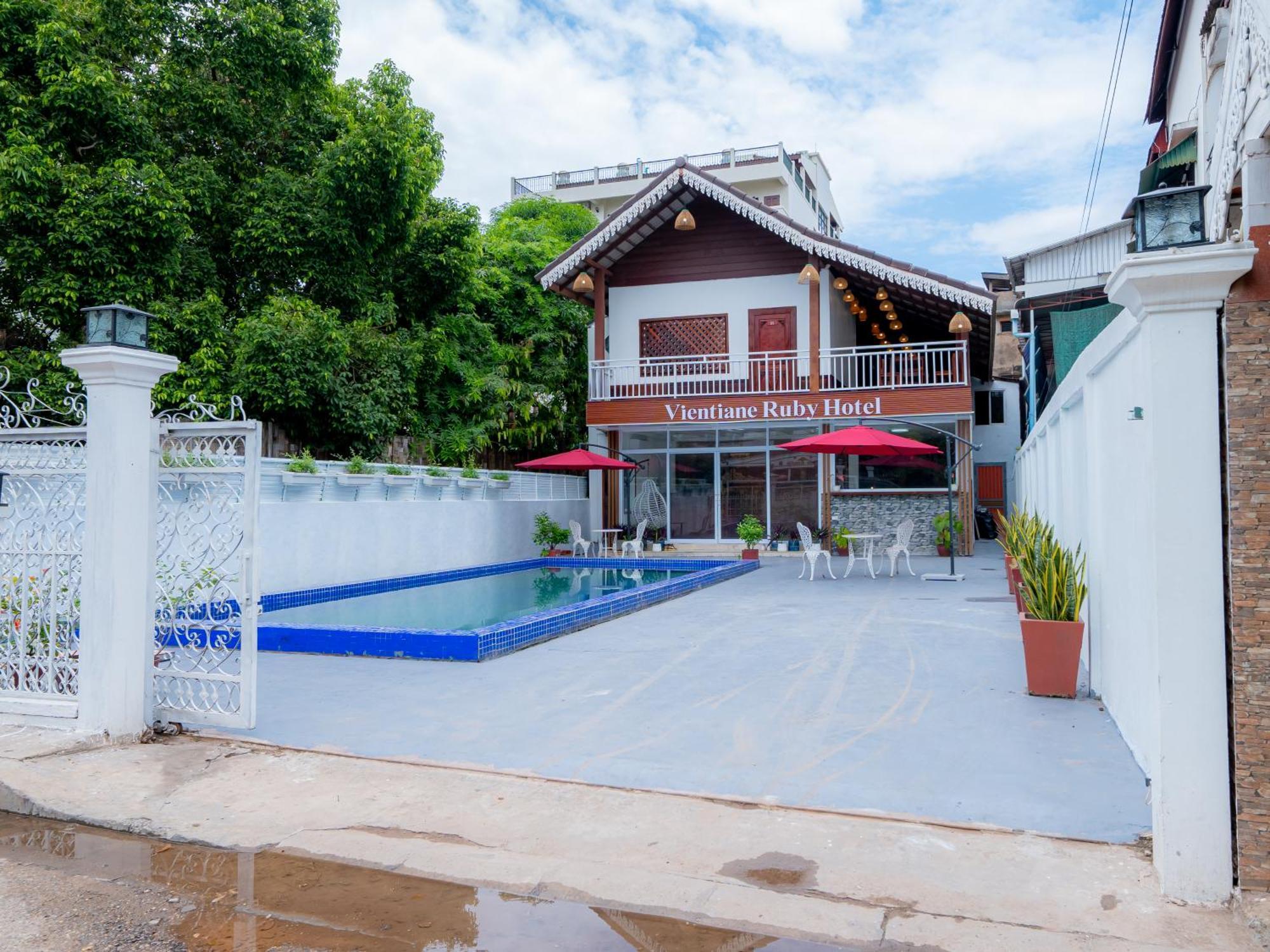 Vientiane Ruby Villa Hotel Dış mekan fotoğraf